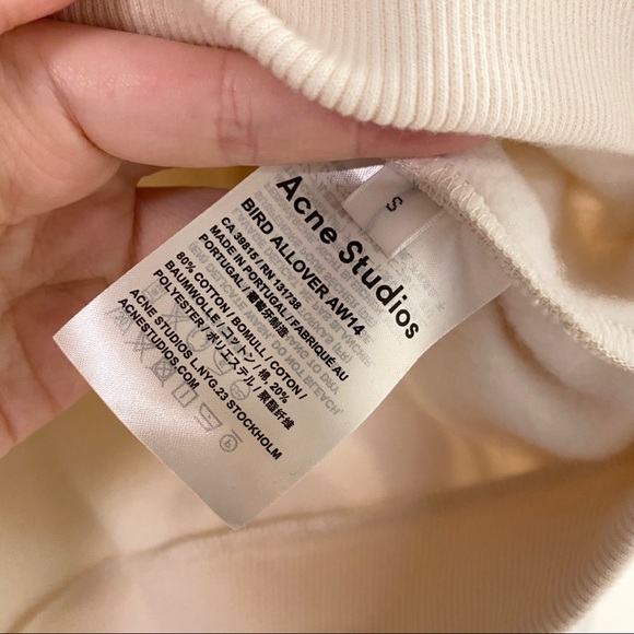 Acne Studios cropped sweatershirt - Picture 6 of 6